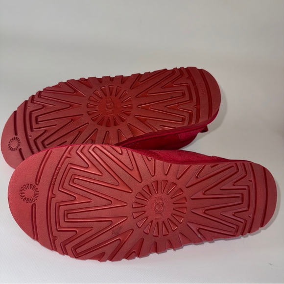 UGG Neumel II Boot Samba Red Suede Leather Ankle Booties USA 9 women’s 42 - Picture 9 of 11
